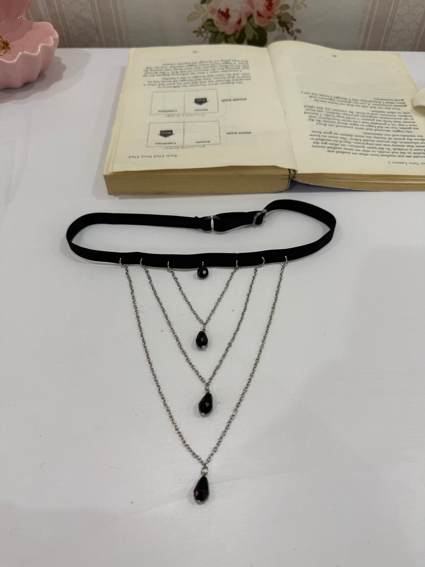 سلسله فخذ كريستال اسود