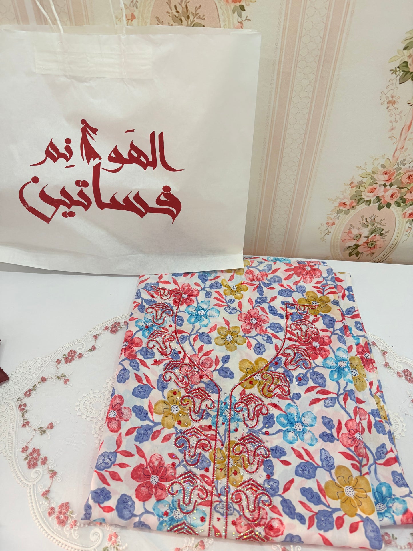 مخور حرير إيطالي بدون طرحه