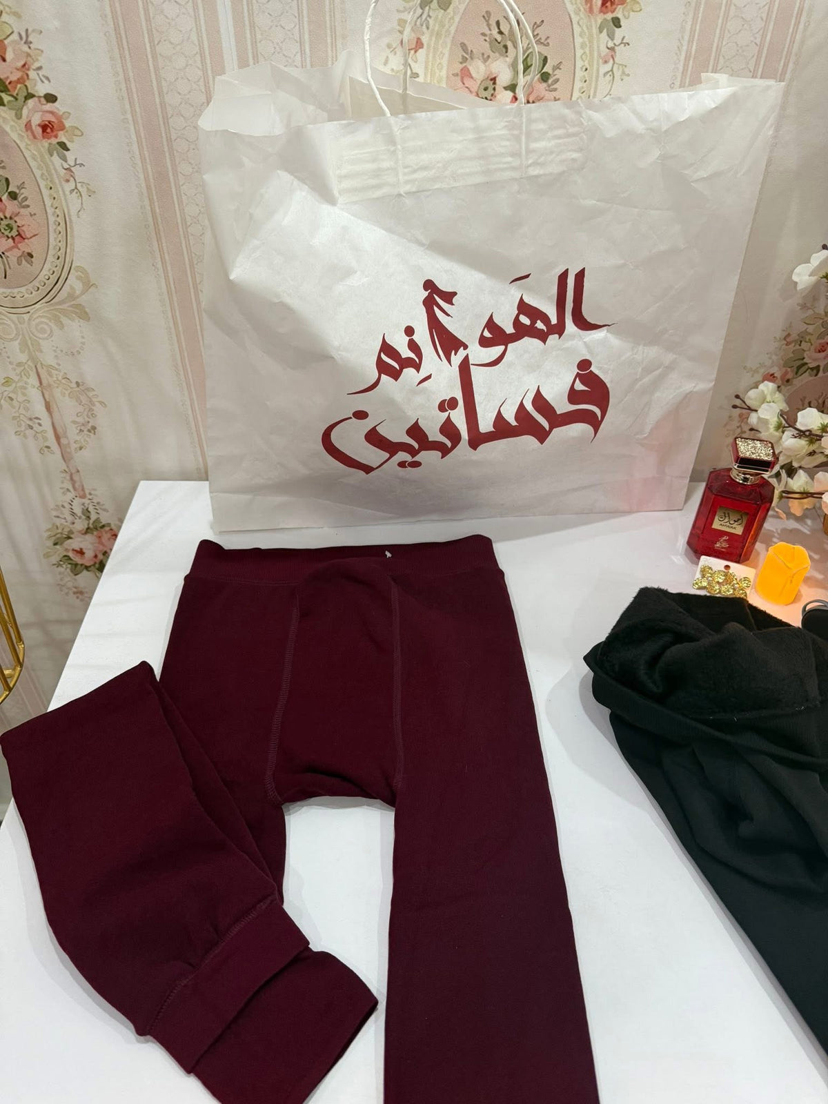 ليجن كعب مبطن فرو