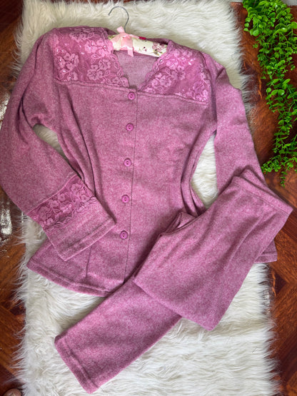 بيجامه صوف مبطنه