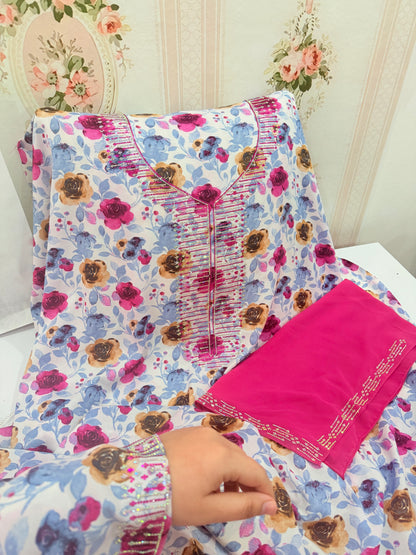 مخور حرير إيطالي بشيله(طرحه)