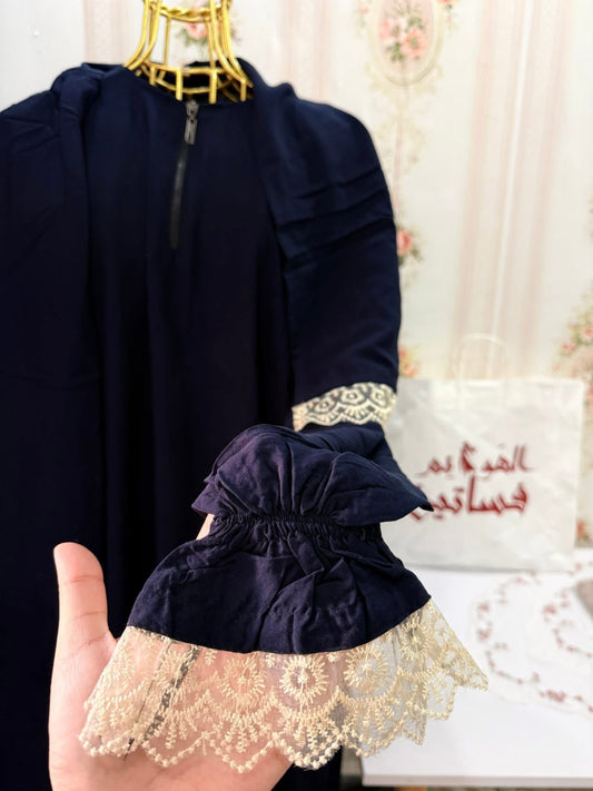 إسدال فسكوز كحلي سادة