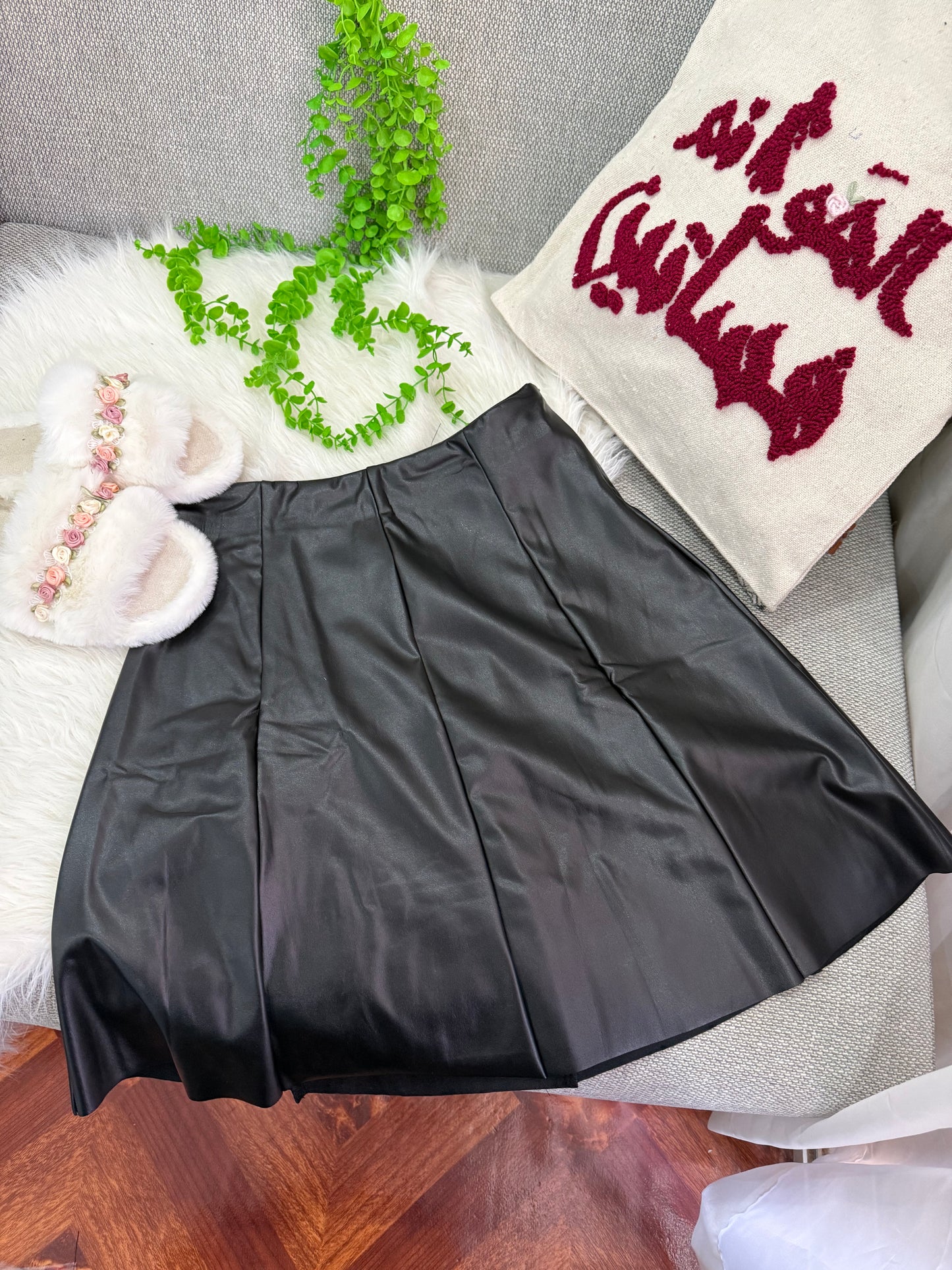 اسكيرت جلد كالوش