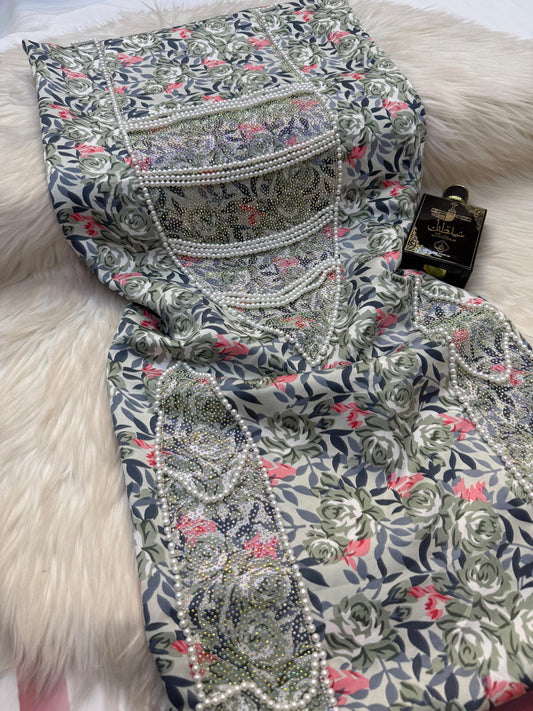 مخور حرير إيطالي سلاسل لولي بدون طرحه