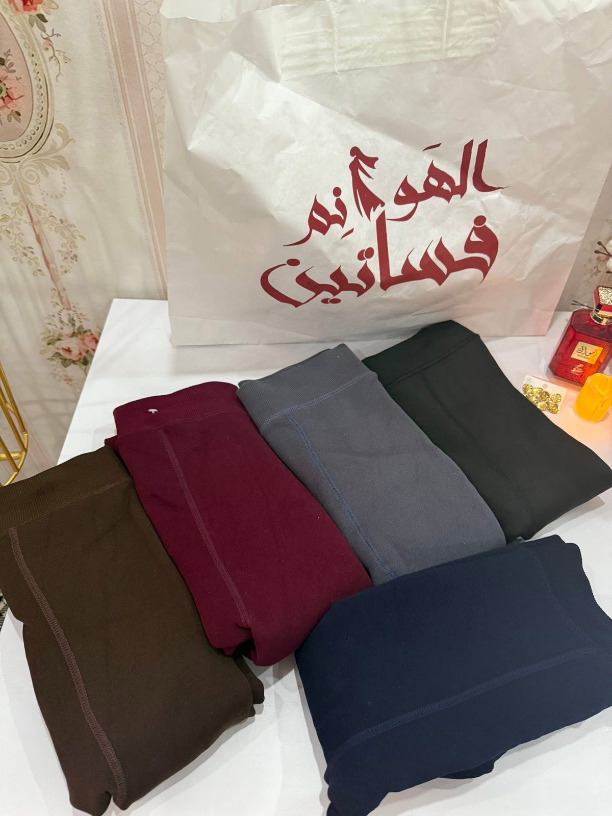 ليجن كعب مبطن فرو