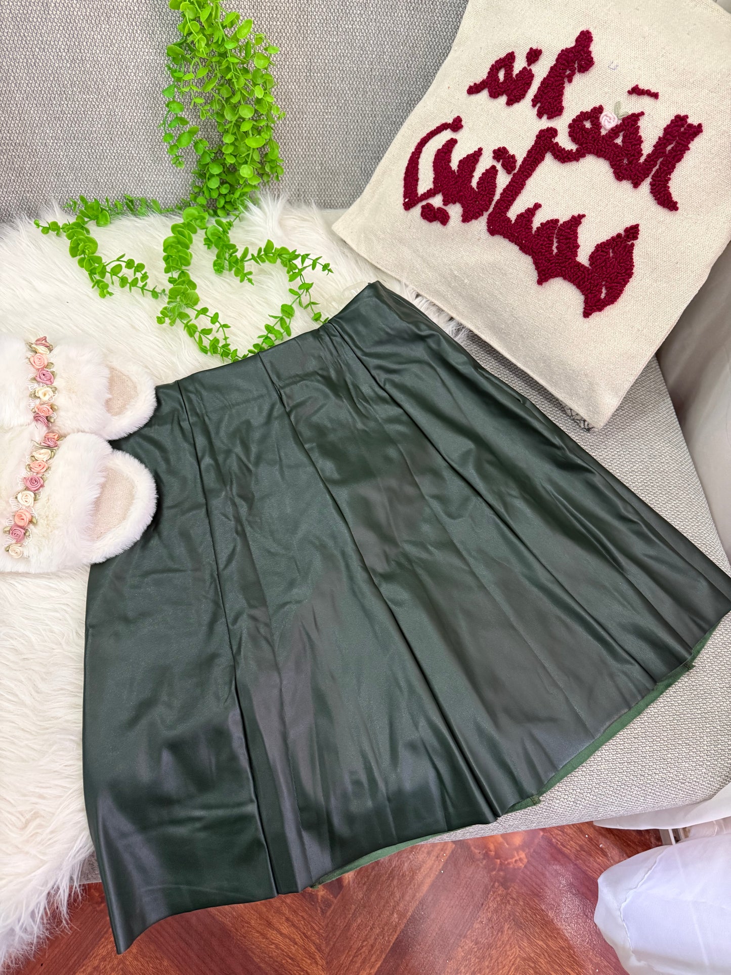 اسكيرت جلد كالوش