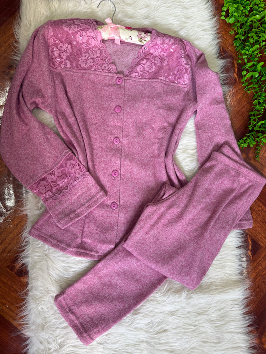 بيجامه صوف مبطنه