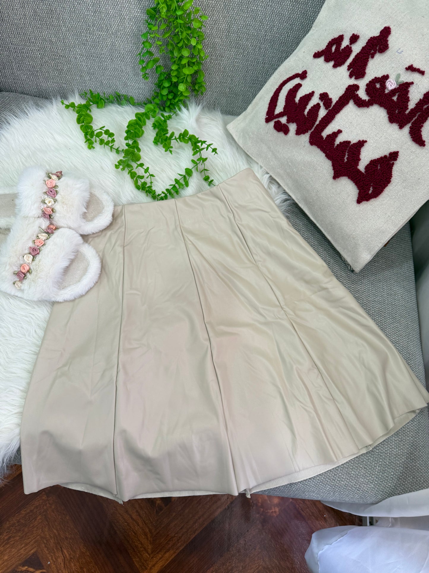 اسكيرت جلد كالوش