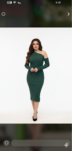 فستان كتف وكتف🙈🤍🌸