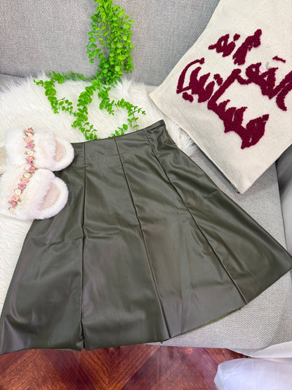 اسكيرت جلد كالوش