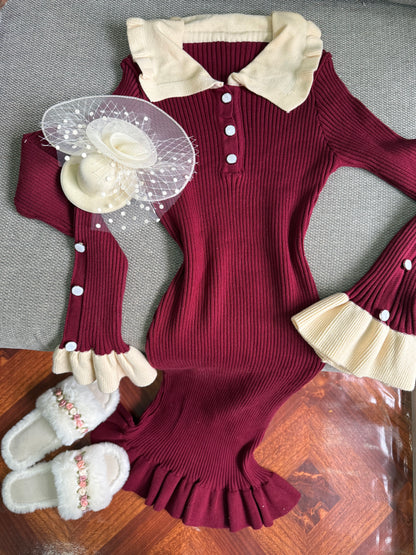 فستان بياقه انيقه مناسب للرضاعه الزراير بتتفح