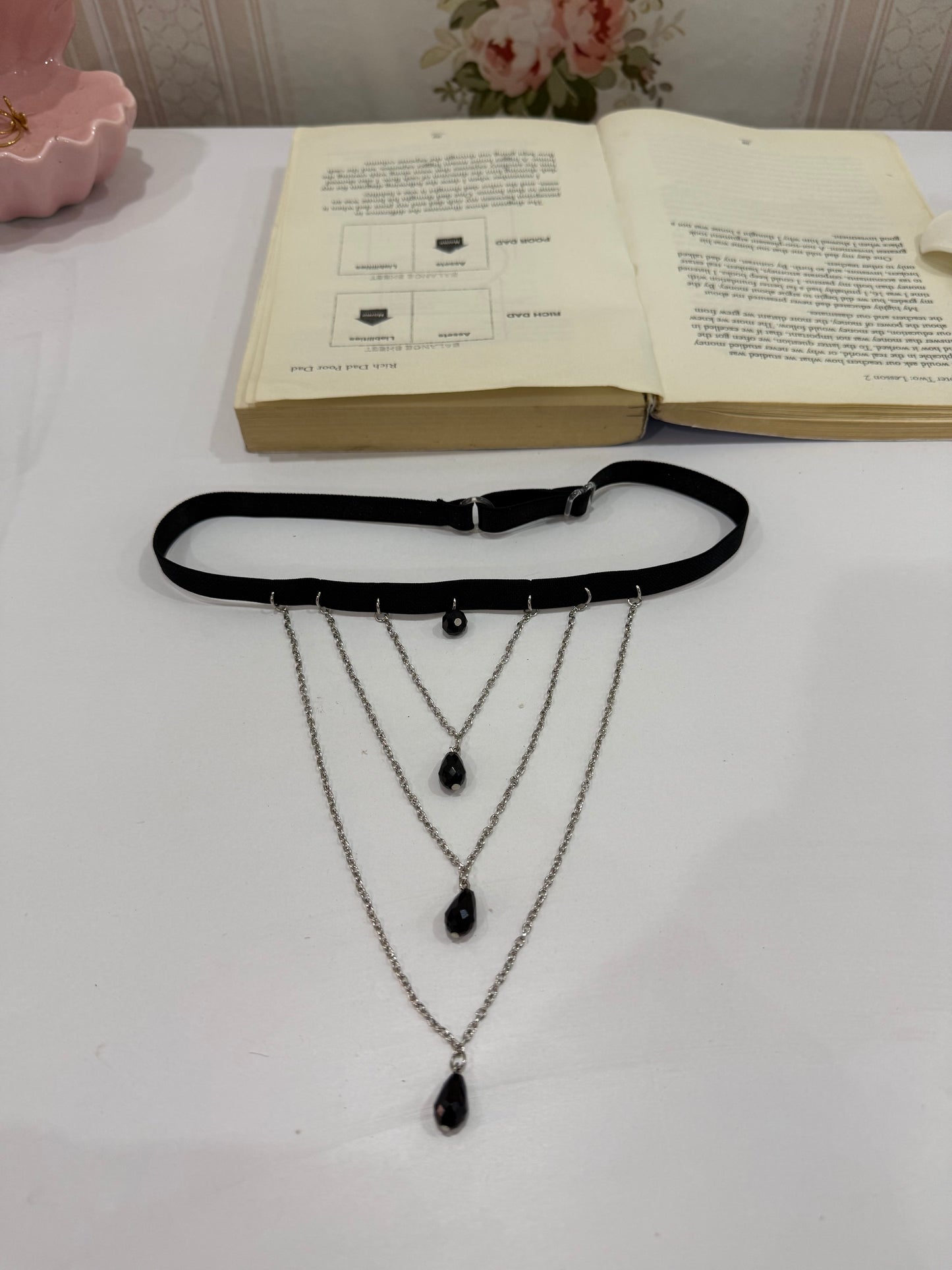 سلسله فخذ كريستال اسود