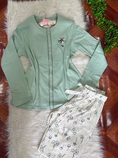 بيجامة انترلوك مبطنه فرو 🥳