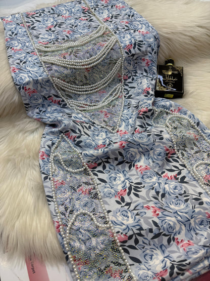 مخور حرير إيطالي سلاسل لولي بدون طرحه