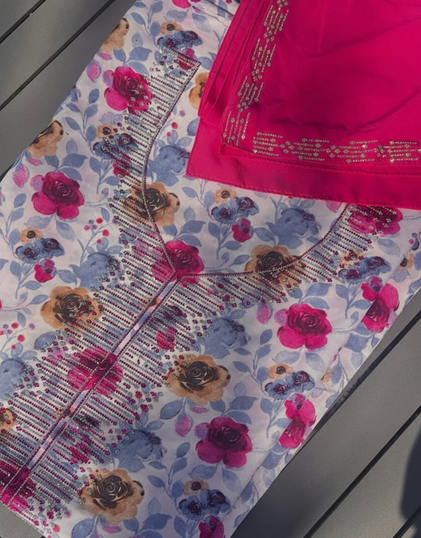 مخور حرير إيطالي بشيله(طرحه)