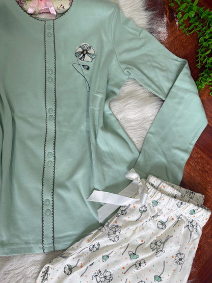 بيجامة انترلوك مبطنه فرو 🥳