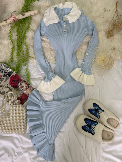 فستان بياقه انيقه مناسب للرضاعه الزراير بتتفح