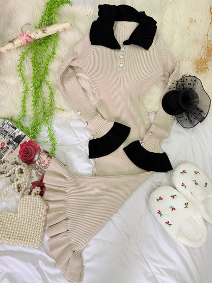 فستان بياقه انيقه مناسب للرضاعه الزراير بتتفح