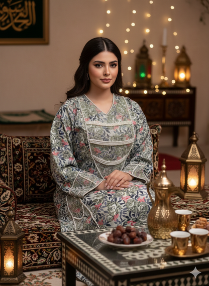 مخور حرير إيطالي سلاسل لولي بدون طرحه