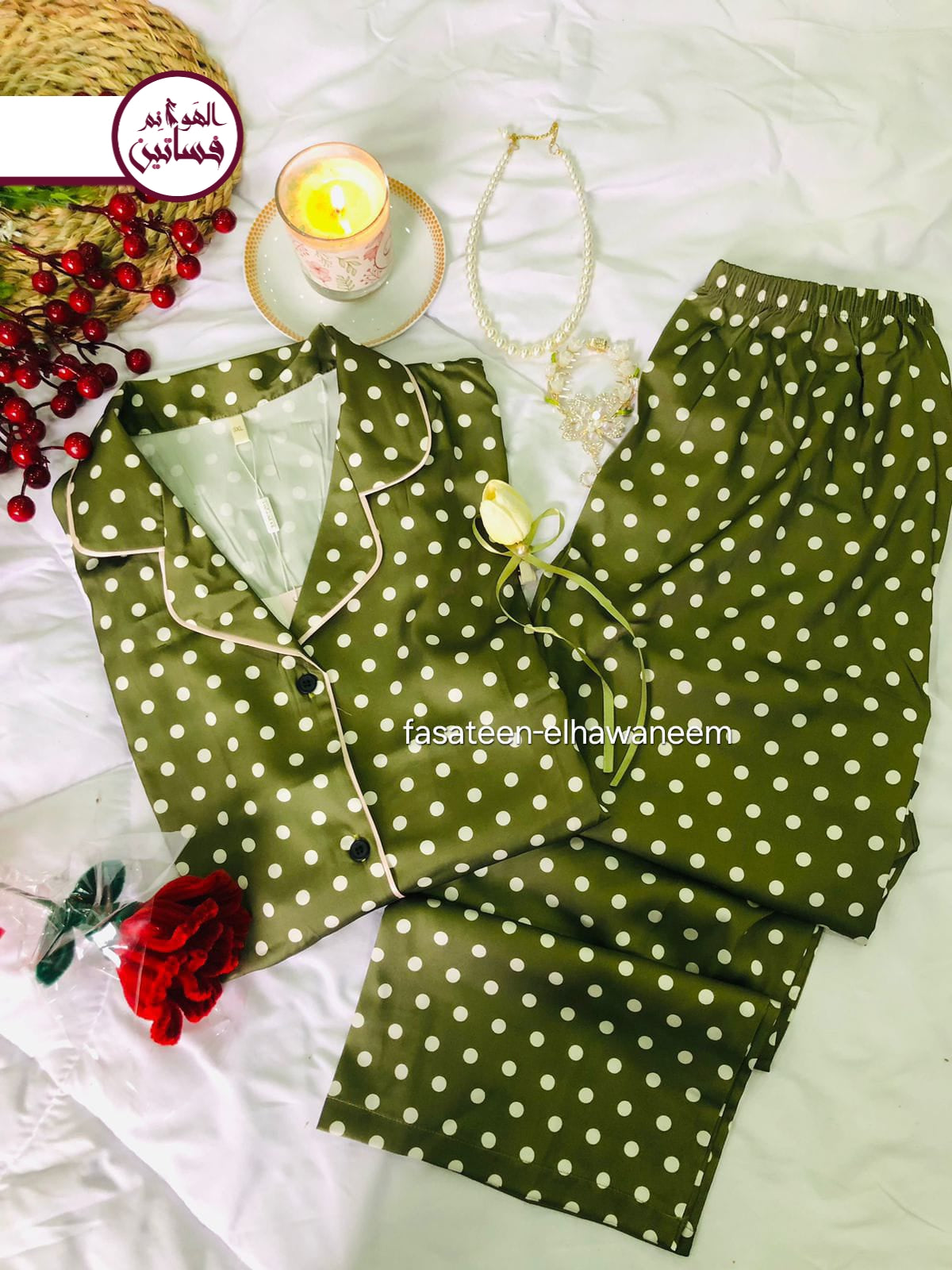 بيجامه ستان حرير