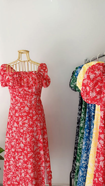 فستان فلوري