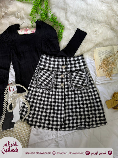 اسكيرت شراشيب قصيرة