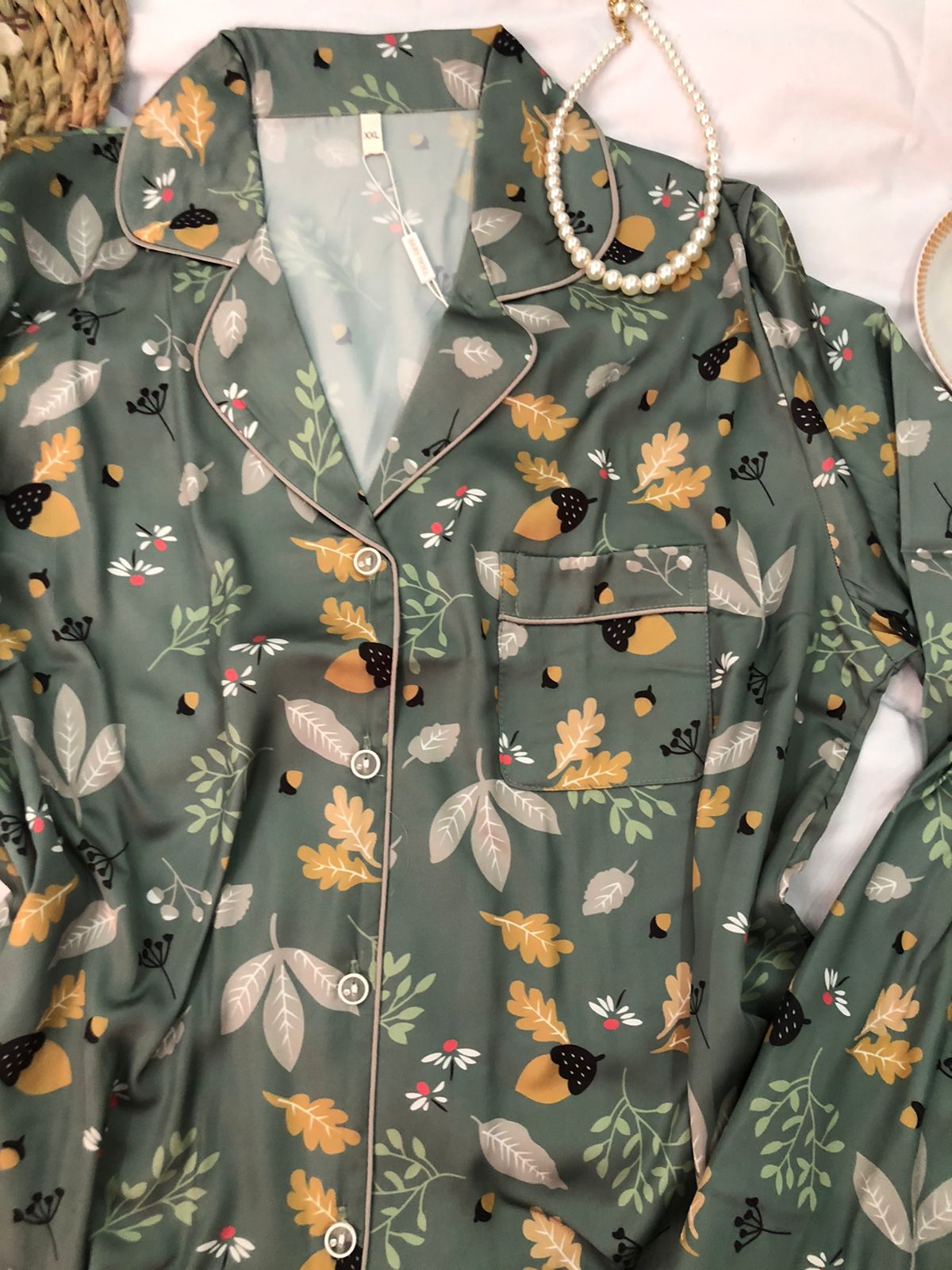 بيجامه ستان حرير