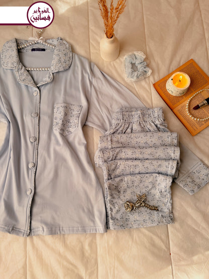 بيجامة ورد جوري