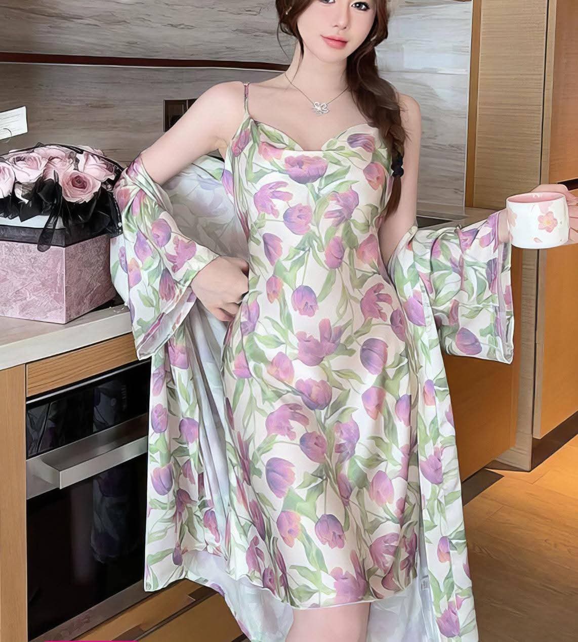 روب وكاش ستان حرير