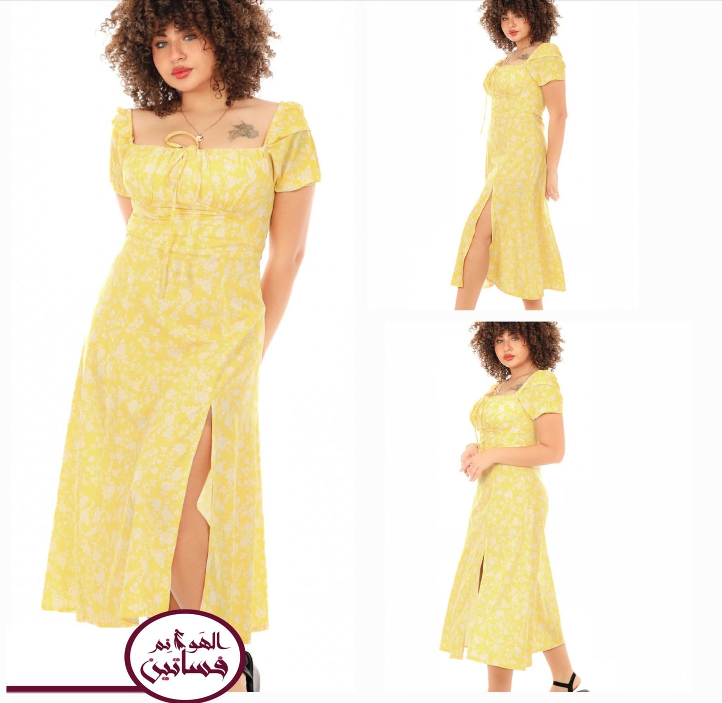 فستان فلوري