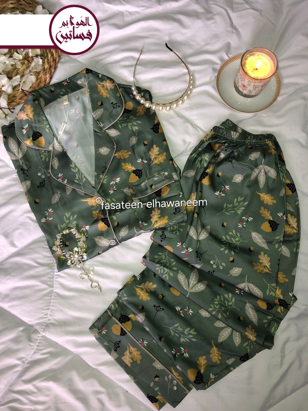 بيجامه ستان حرير