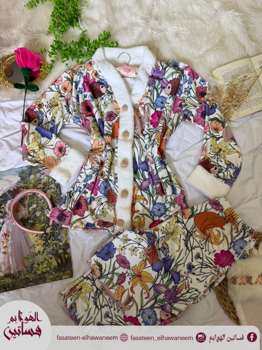 بيجامة فرو بطانيه 🥳