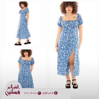 فستان فلوري