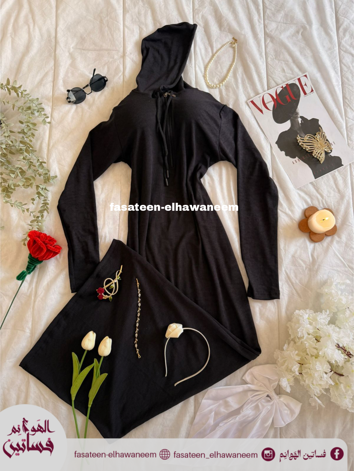 فستان صك سادة