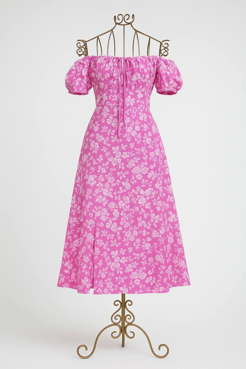 فستان فلوري