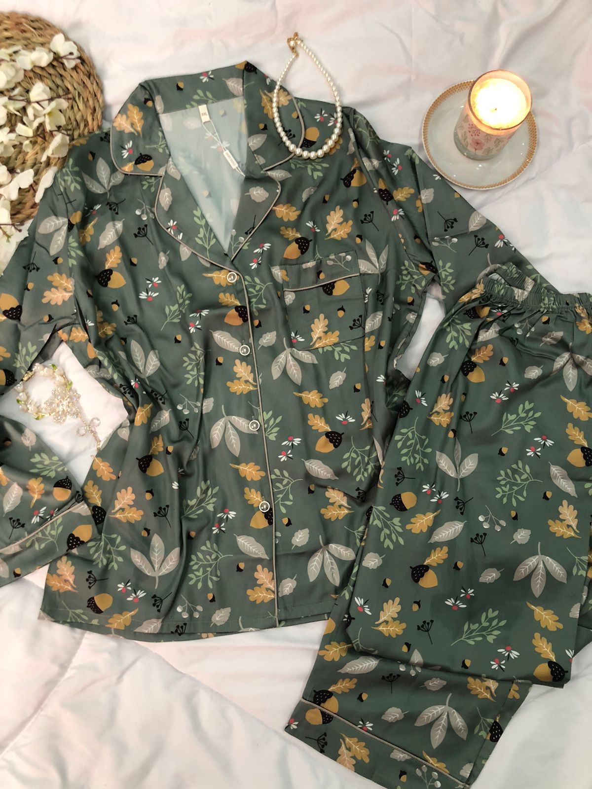 بيجامه ستان حرير