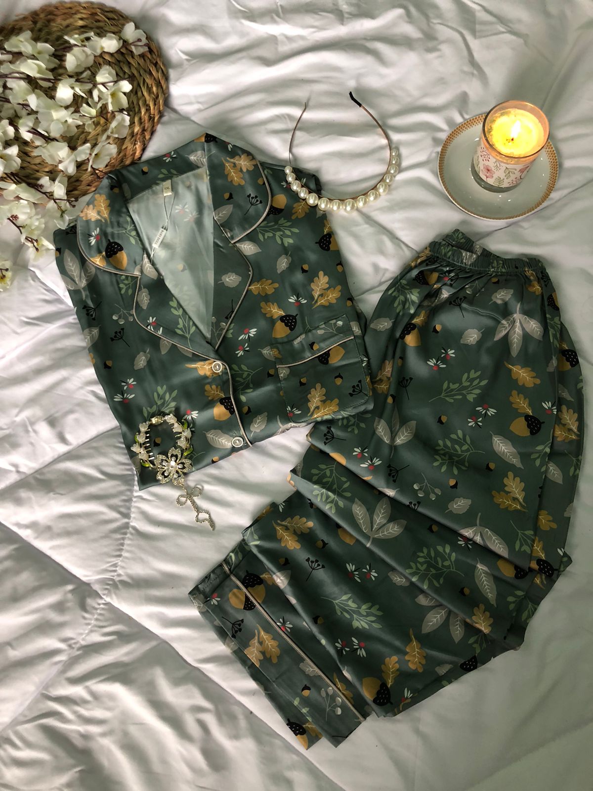 بيجامه ستان حرير