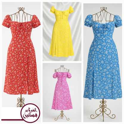 فستان فلوري