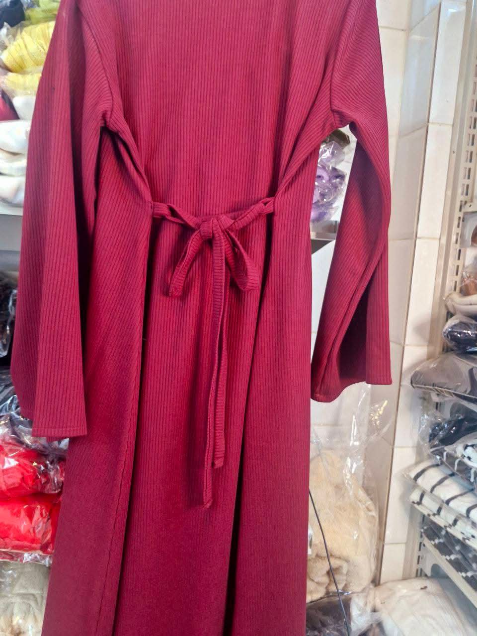 فستان ريب مضلع