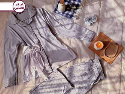 بيجامة ورد جوري