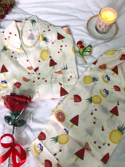 بيجامه ستان حرير