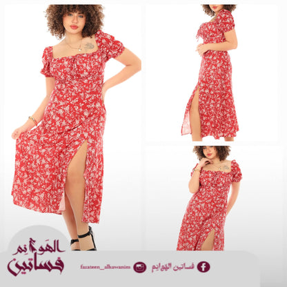 فستان فلوري