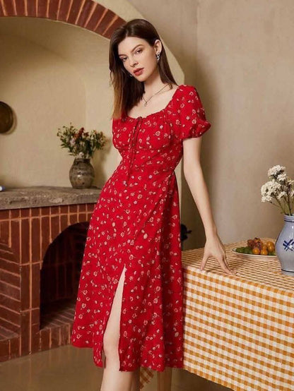 فستان فلوري