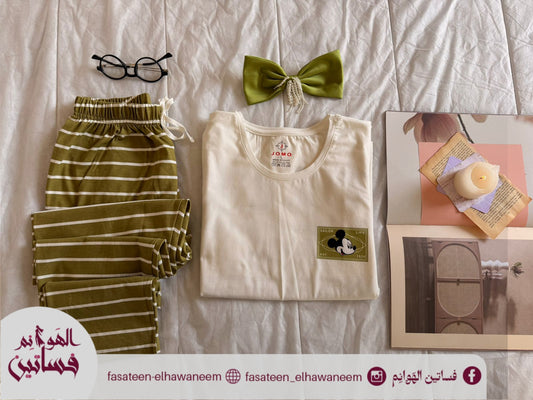 بيجامة مقلم