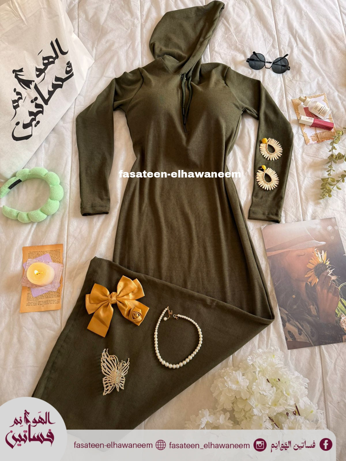 فستان صك سادة