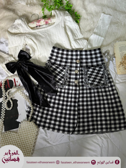 اسكيرت شراشيب قصيرة