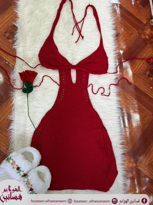 فستان سهرة تريكو